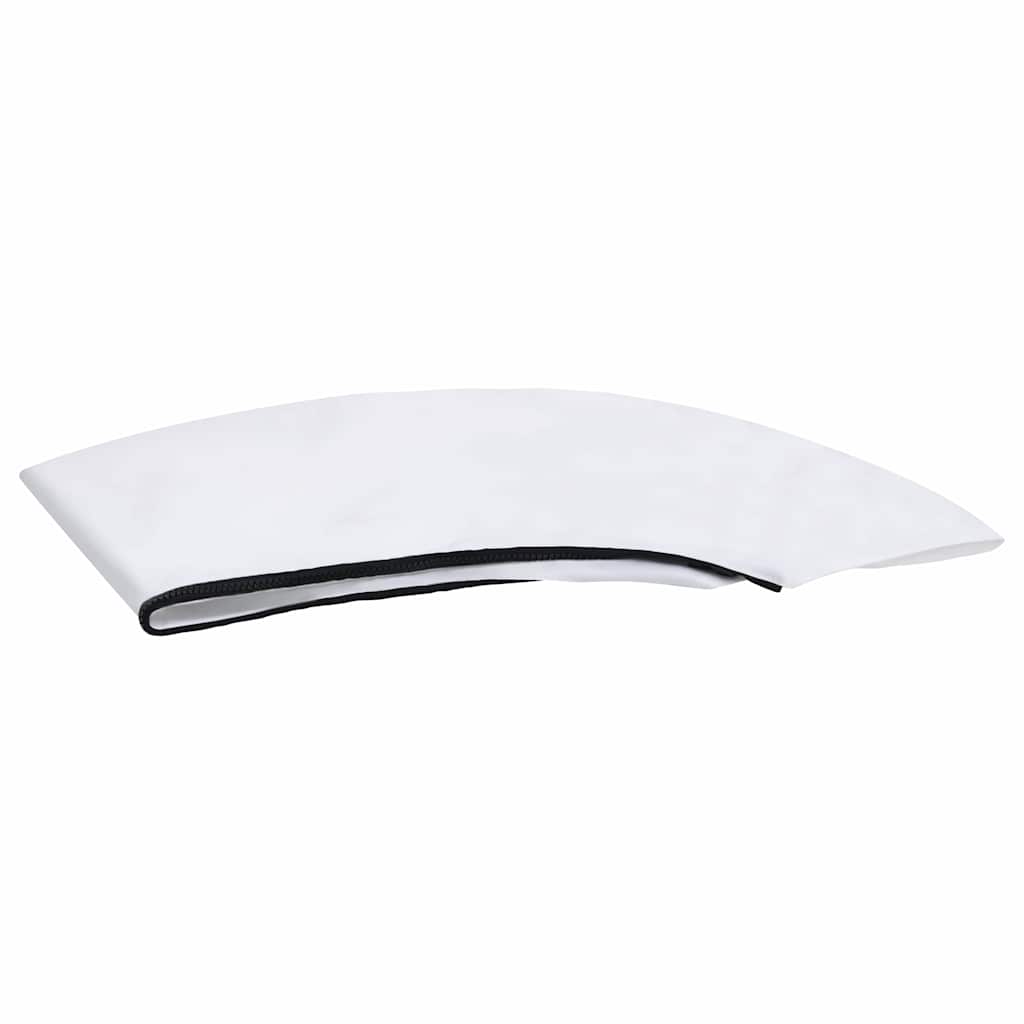 93125 vidaXL 2 Bow Bimini Top White 180x150x110 cm