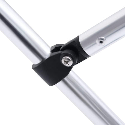 93125 vidaXL 2 Bow Bimini Top White 180x150x110 cm