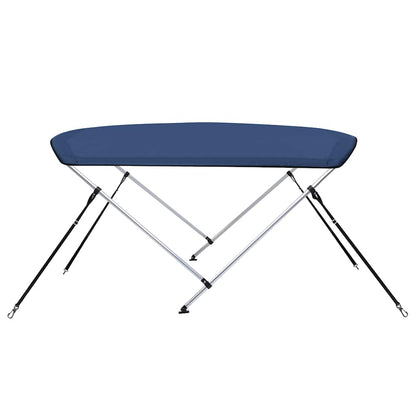 93128 vidaXL 2 Bow Bimini Top Navy Blue 180x150x110 cm