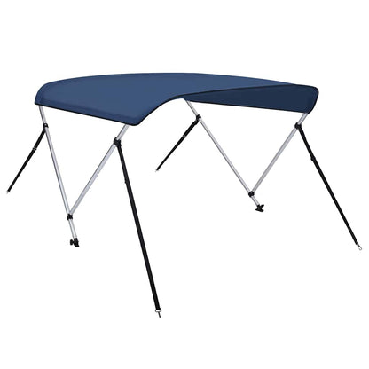 93128 vidaXL 2 Bow Bimini Top Navy Blue 180x150x110 cm