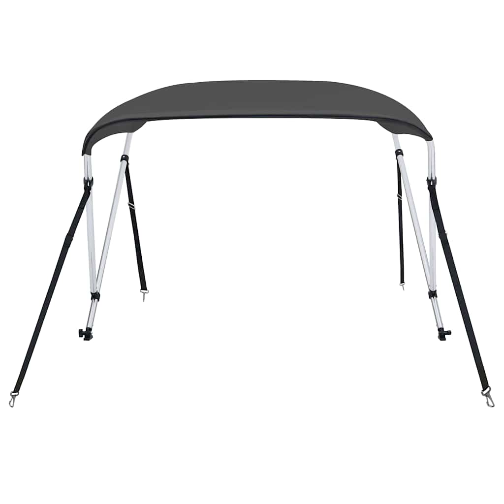93129 vidaXL 2 Bow Bimini Top Anthracite 150x120x110 cm