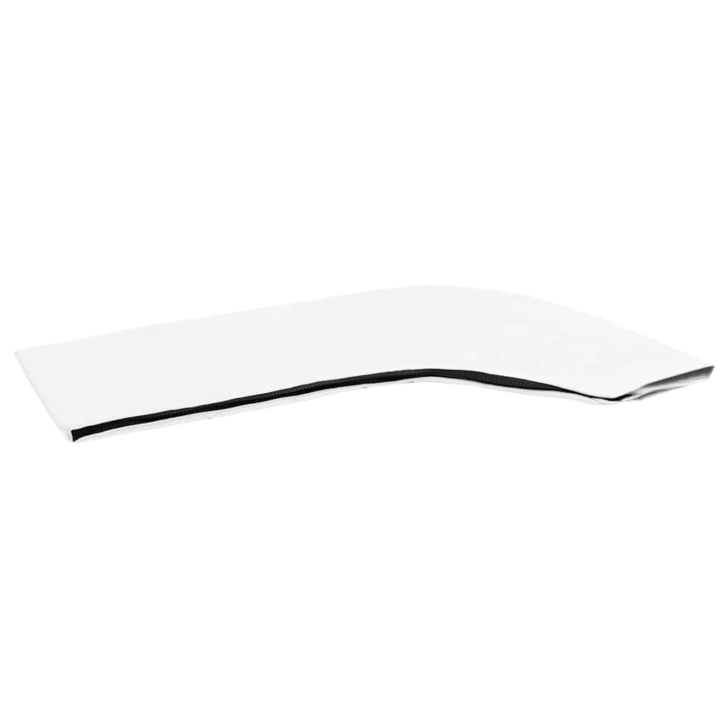 93140 vidaXL 4 Bow Bimini Top White 243x(230-244)x137 cm