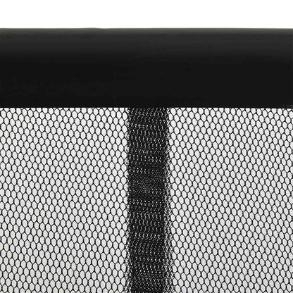 Insect Door Screen with Mesh Curtain Black 100x220 cm Polyester