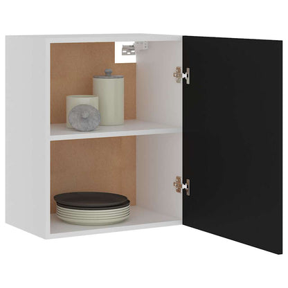 805079 vidaXL Hanging Cabinets 2 pcs "Lyon" Black 50x31x60 cm Engineered Wood