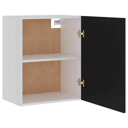 805079 vidaXL Hanging Cabinets 2 pcs "Lyon" Black 50x31x60 cm Engineered Wood