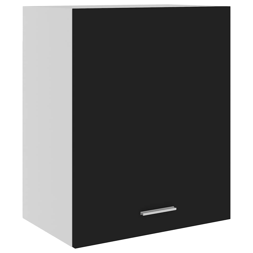 805079 vidaXL Hanging Cabinets 2 pcs "Lyon" Black 50x31x60 cm Engineered Wood