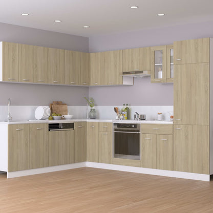 Hanging Cabinet Lyons 2 pcs Sonoma Oak 50x31x60 cm Engineered Wood
