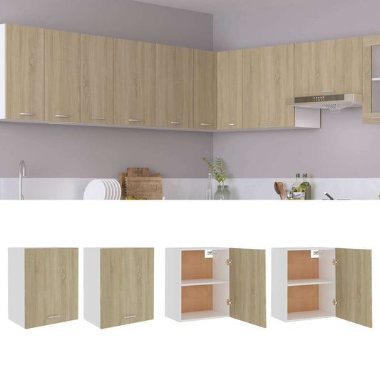 Hanging Cabinets 2 pcs "Lyon" Sonoma Oak 50x31x60 cm