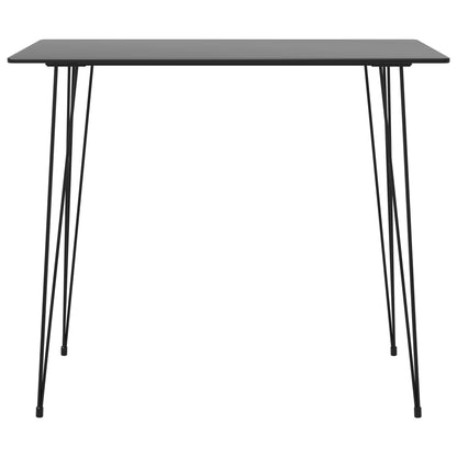 5 Piece Bar Set Black and White