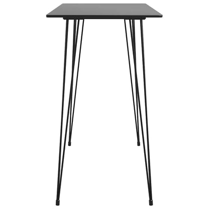 5 Piece Bar Set Black and White