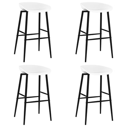 5 Piece Bar Set Black and White