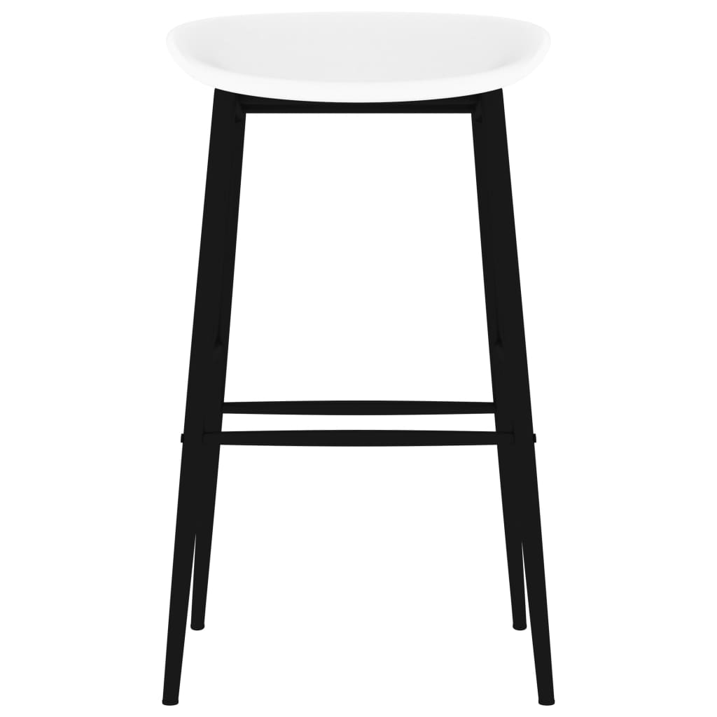 5 Piece Bar Set Black and White