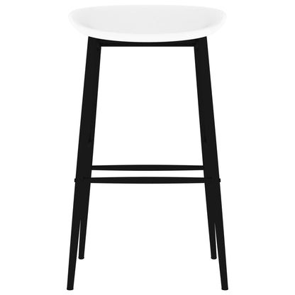 5 Piece Bar Set Black and White
