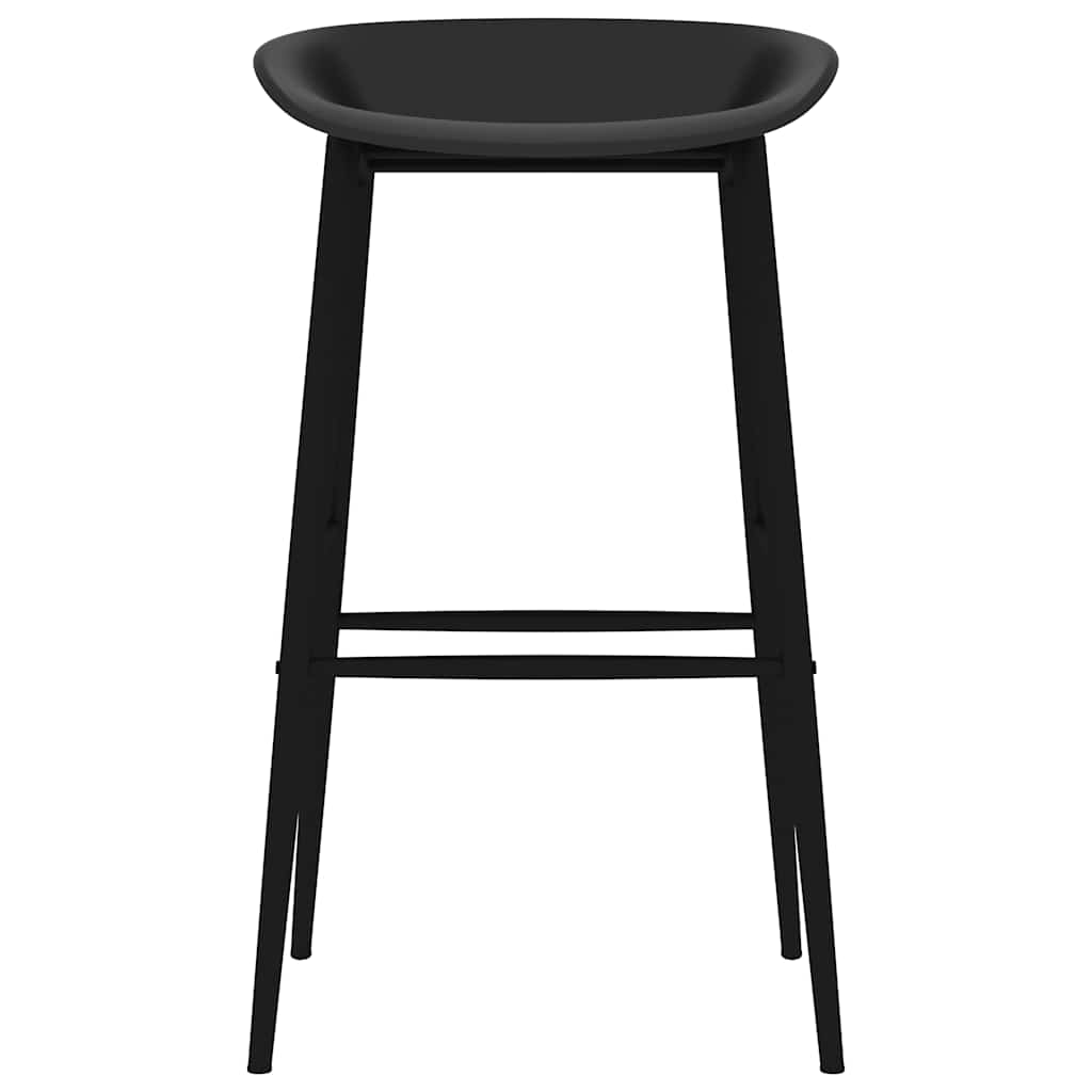 Bar Set | Black | MDF, Powder-Coated Steel, PP | Large | Modern | Bar Set