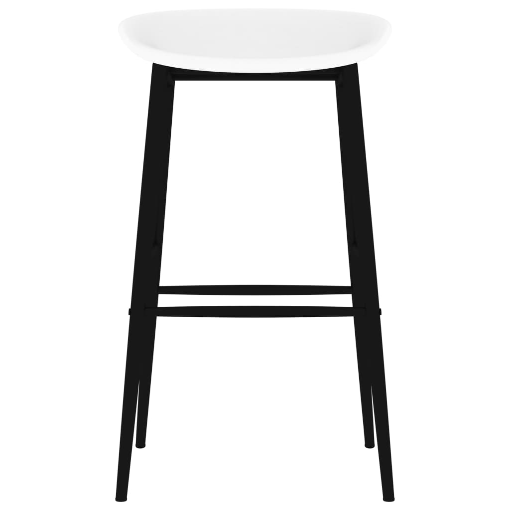 7 Piece Bar Set Black and White
