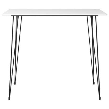 5 Piece Bar Set White and Grey