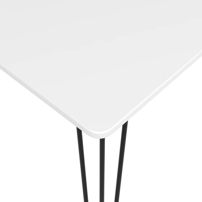 5 Piece Bar Set White and Grey