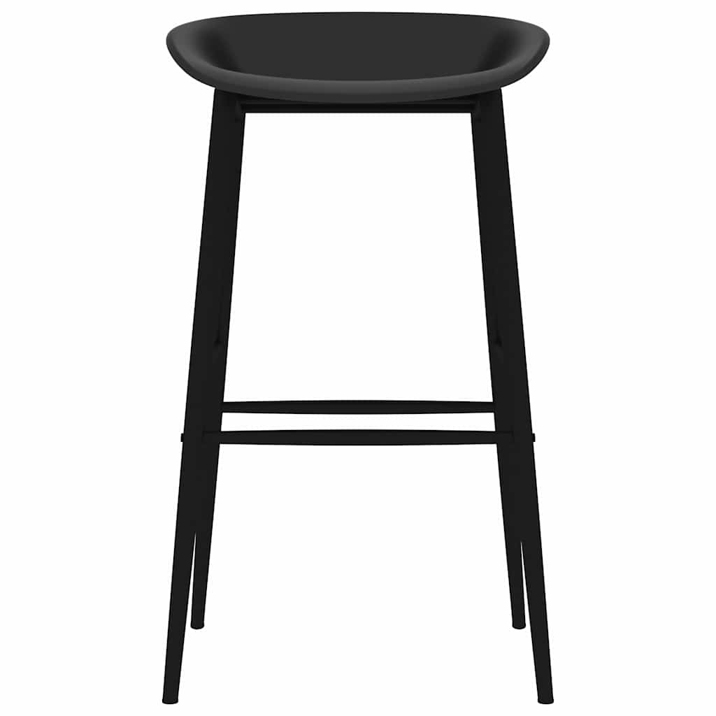 5 Piece Bar Set White and Black