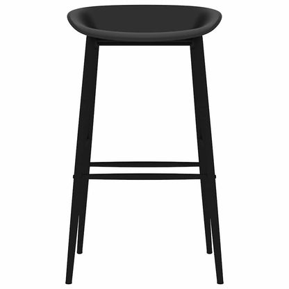 5 Piece Bar Set White and Black