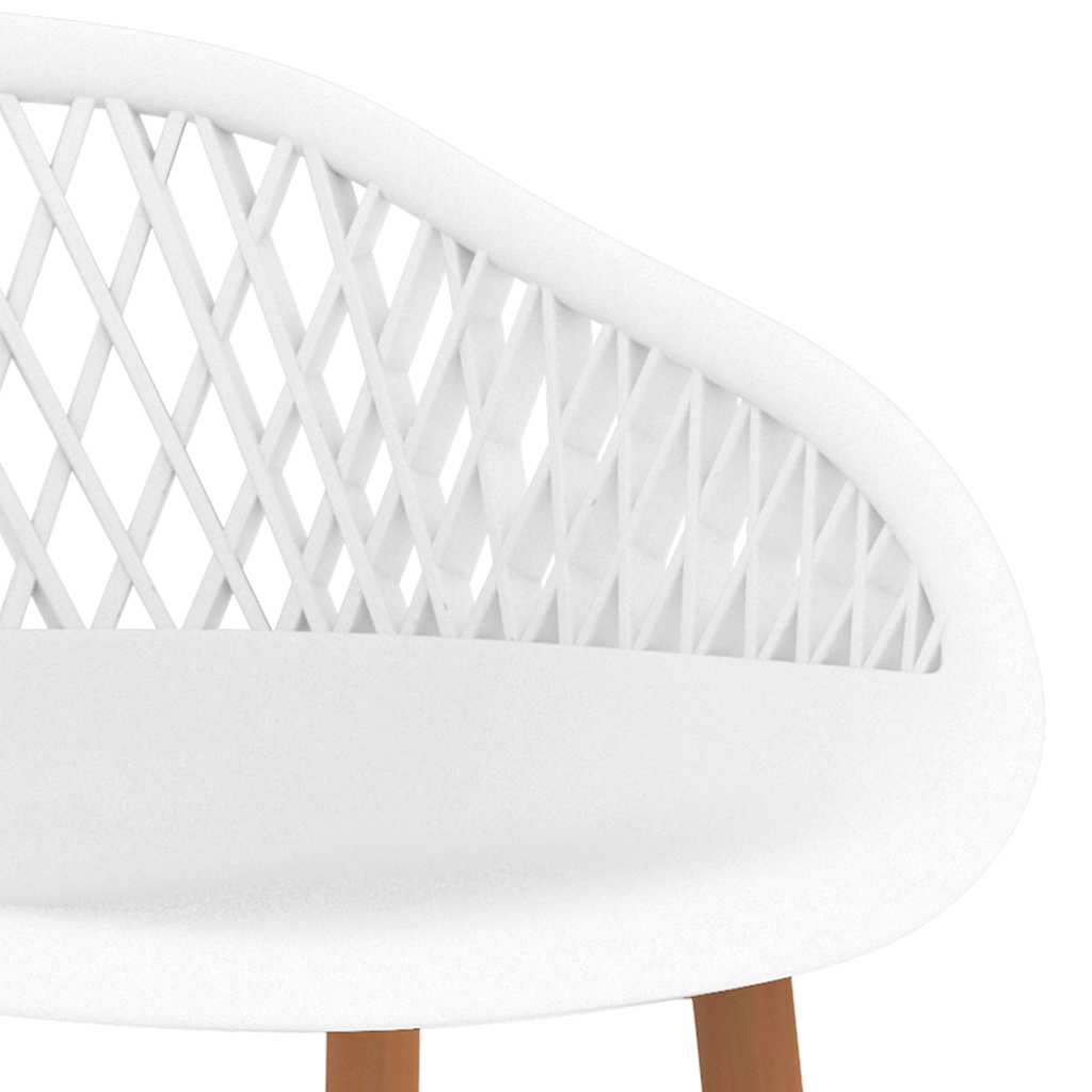 7 Piece Bar Set White