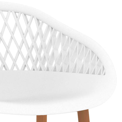 7 Piece Bar Set White