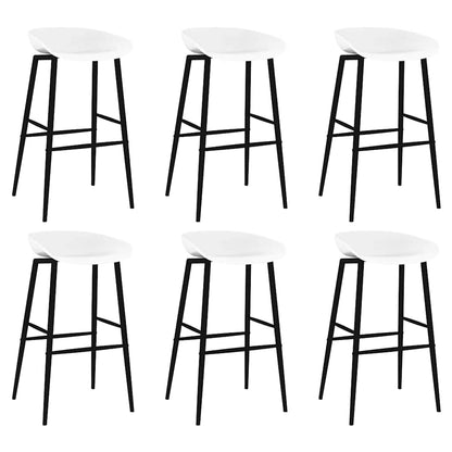 7 Piece Bar Set White