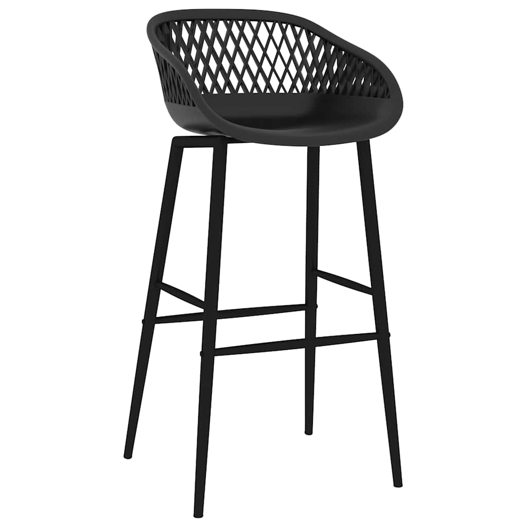 Bar Set | Black | MDF, Metal, PP | Standard | Ergonomic | Bar Set