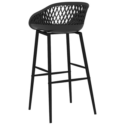 Bar Set | Black | MDF, Metal, PP | Standard | Ergonomic | Bar Set