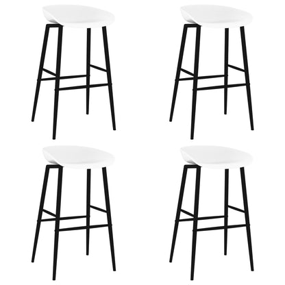 5 Piece Bar Set Black and White