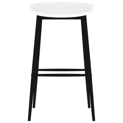 5 Piece Bar Set Black and White