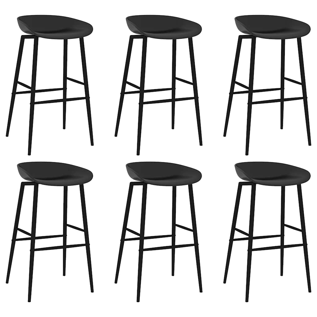 Bar Set | Black | MDF, PP, Metal | Medium | Ergonomic | Bar Set