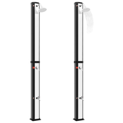 Outdoor Solar Shower with Shower Head and Faucet 35 L