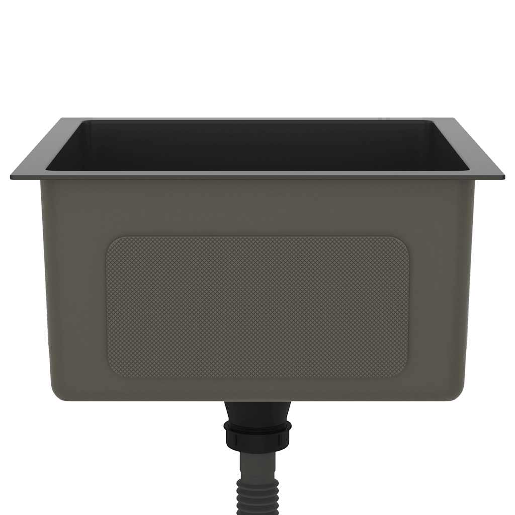 Handmade Kitchen Sink Black Stainless Steel