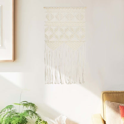 Macrame Wall Hanger 40x80 cm Cotton