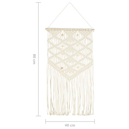 Macrame Wall Hanger 40x80 cm Cotton