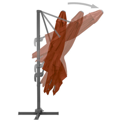 Cantilever Garden Parasol | Terracotta