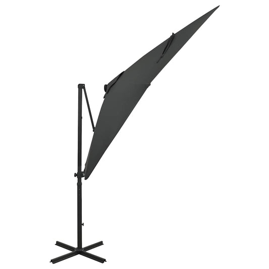 Cantilever Garden Parasol | Anthracite | Polyester fabric, aluminium pole