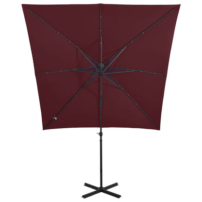Cantilever Garden Parasol | Bordeaux Red