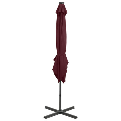 Cantilever Garden Parasol | Bordeaux Red