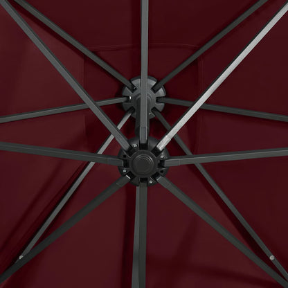 Cantilever Garden Parasol | Bordeaux Red