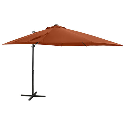 Cantilever Garden Parasol | Terracotta | Polyester, Aluminium | Large