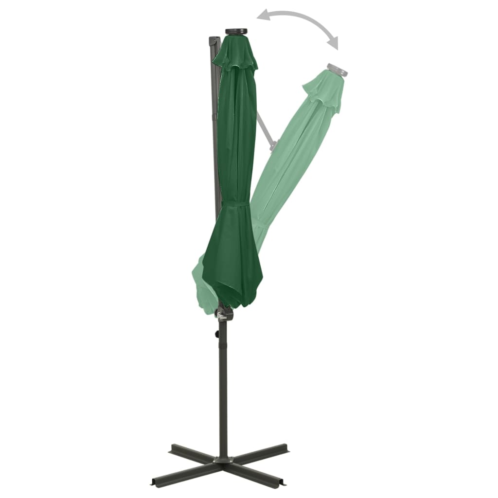 Cantilever Garden Parasol | Green