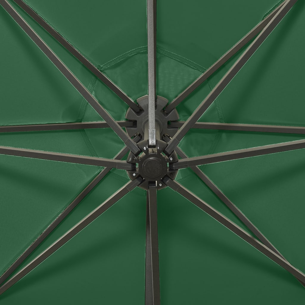 Cantilever Garden Parasol | Green