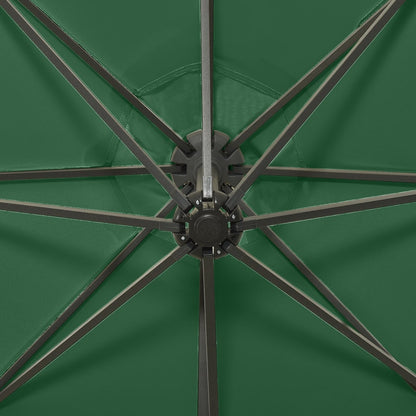 Cantilever Garden Parasol | Green