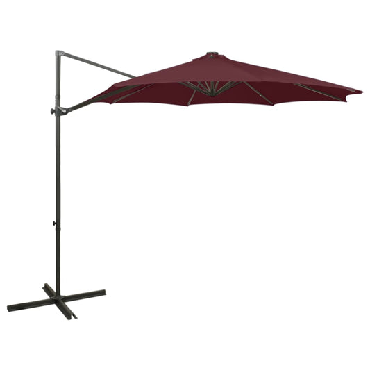 Cantilever Garden Parasol | Bordeaux red