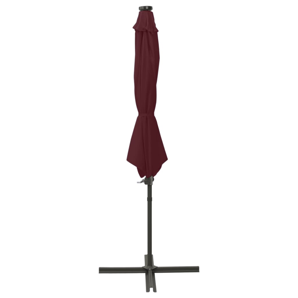 Cantilever Garden Parasol | Bordeaux red