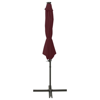 Cantilever Garden Parasol | Bordeaux red