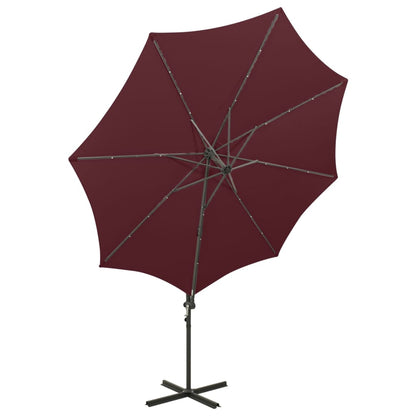Cantilever Garden Parasol | Bordeaux red
