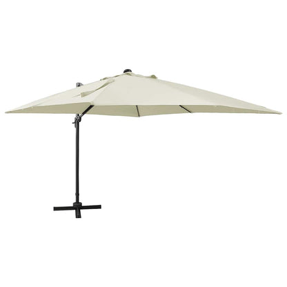 Cantilever Garden Parasol | Sand | Fabric with a PA coating, Aluminium