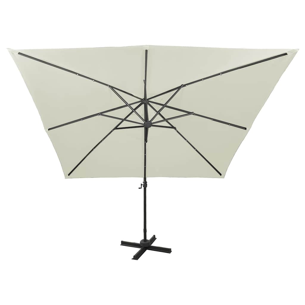 Cantilever Garden Parasol | Sand | Fabric with a PA coating, Aluminium
